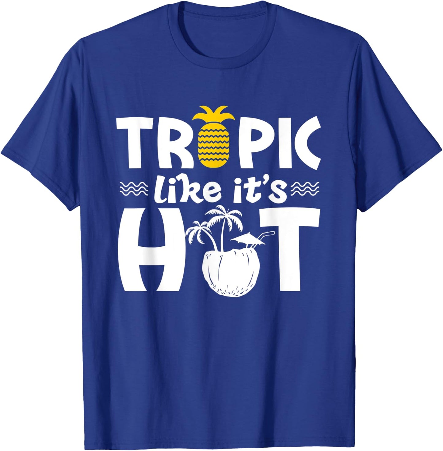 Tropic like it's hot - Vacation Beach Summer Women T-Shirt - T-Shirt | Royal