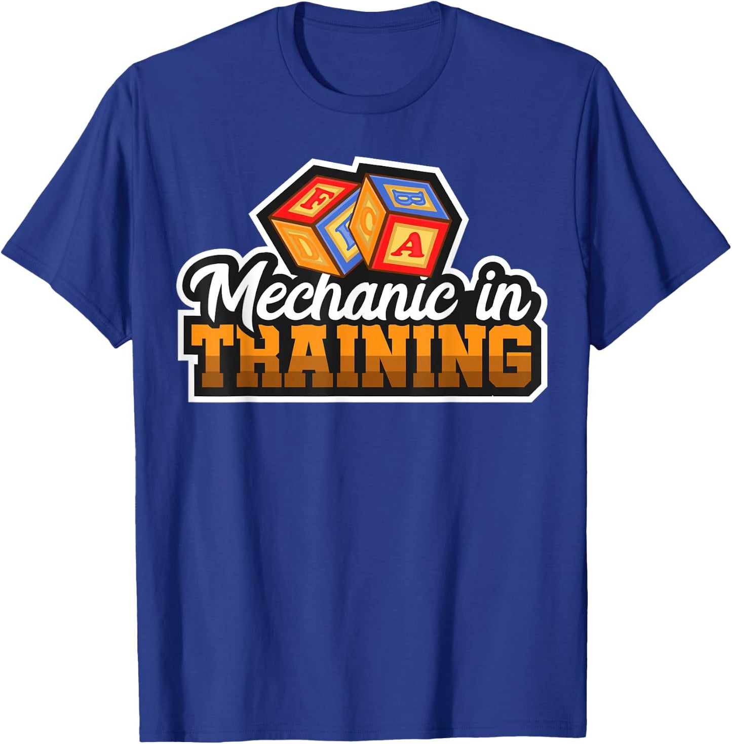 Diesel Aircraft Car Mechanic In Training For Baby T-Shirt - T-Shirt | Royal