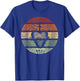 Sacred Heart of Jesus Christ Retro Sunset Art Catholic Teens T-Shirt - T-Shirt | Royal