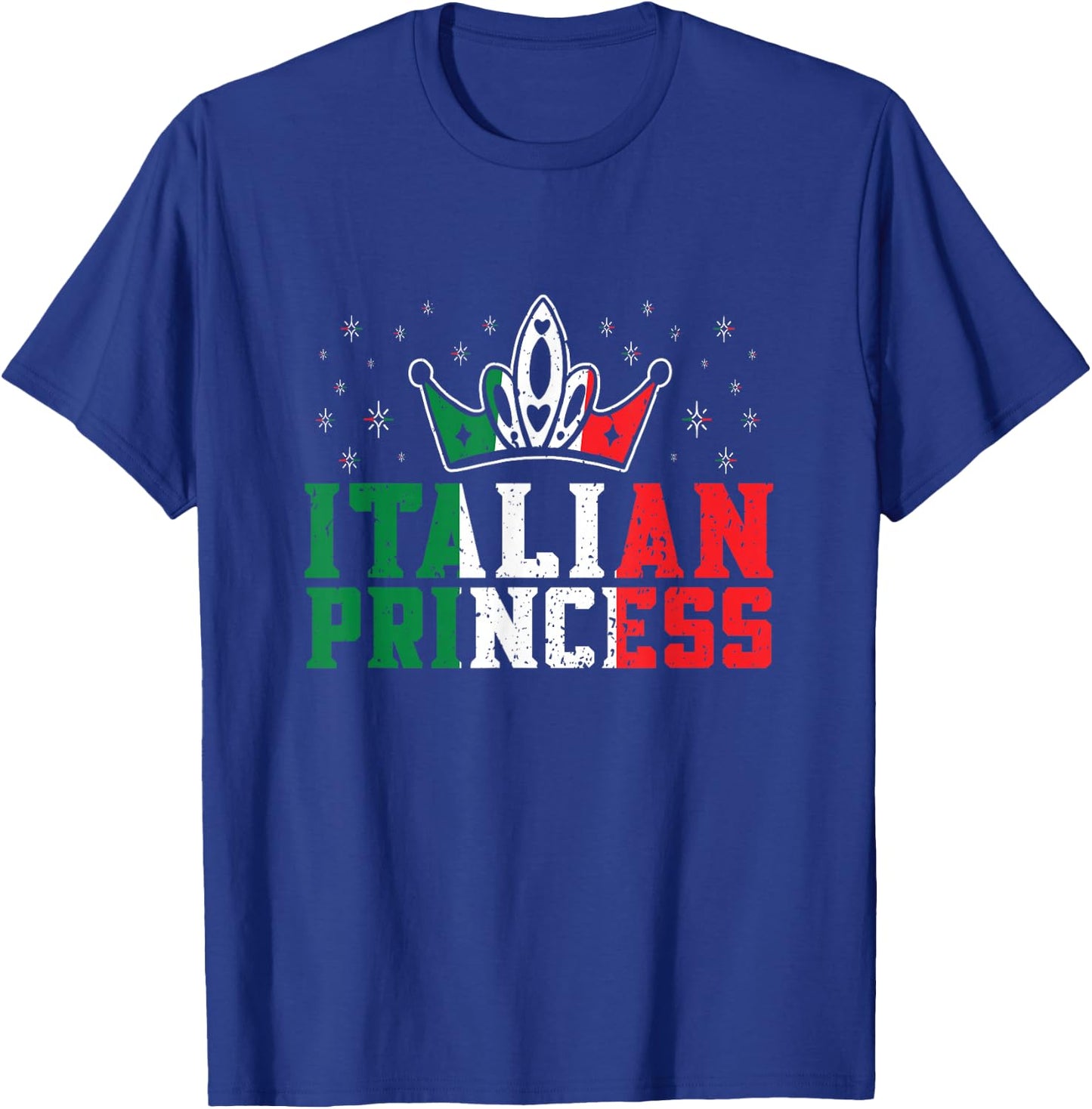 Italian Princess Flag of Italy Travel Italy T-Shirt - T-Shirt | Royal