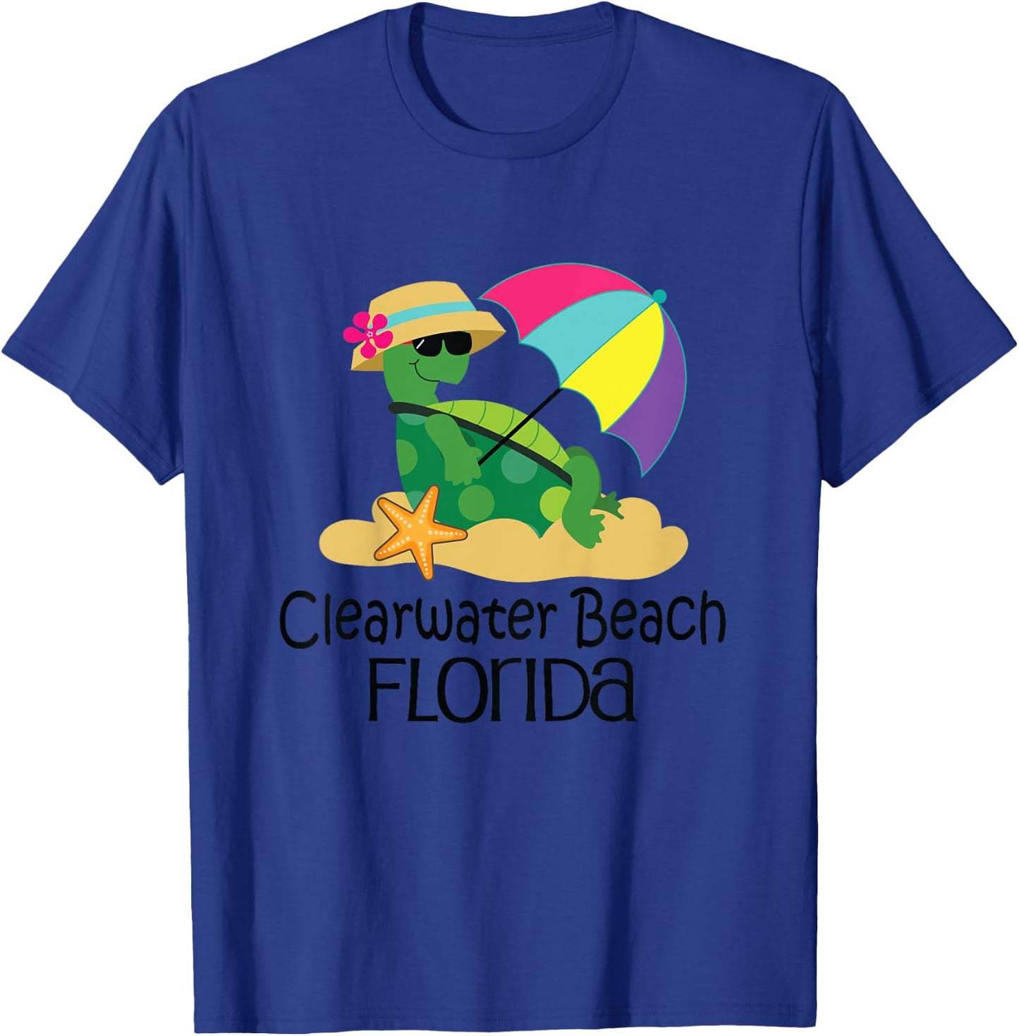 Clearwater Beach Florida T-Shirt - T-Shirt | Royal