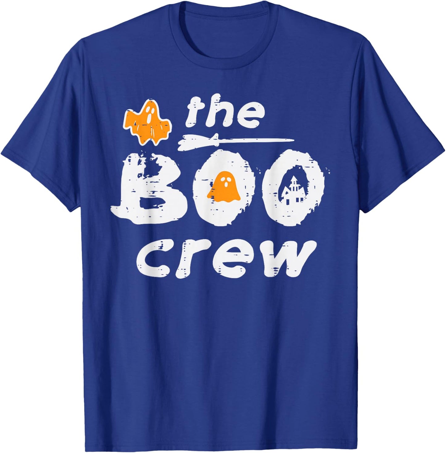 Halloween The Boo Crew Matching Costume Squad Men Women Kids T-Shirt - T-Shirt | Royal