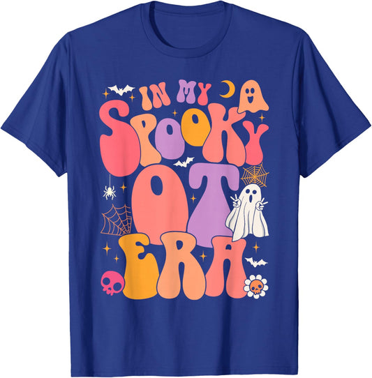 Halloween Groovy In My Spooky OT Era Occupational Therapy T-Shirt - T-Shirt | Royal