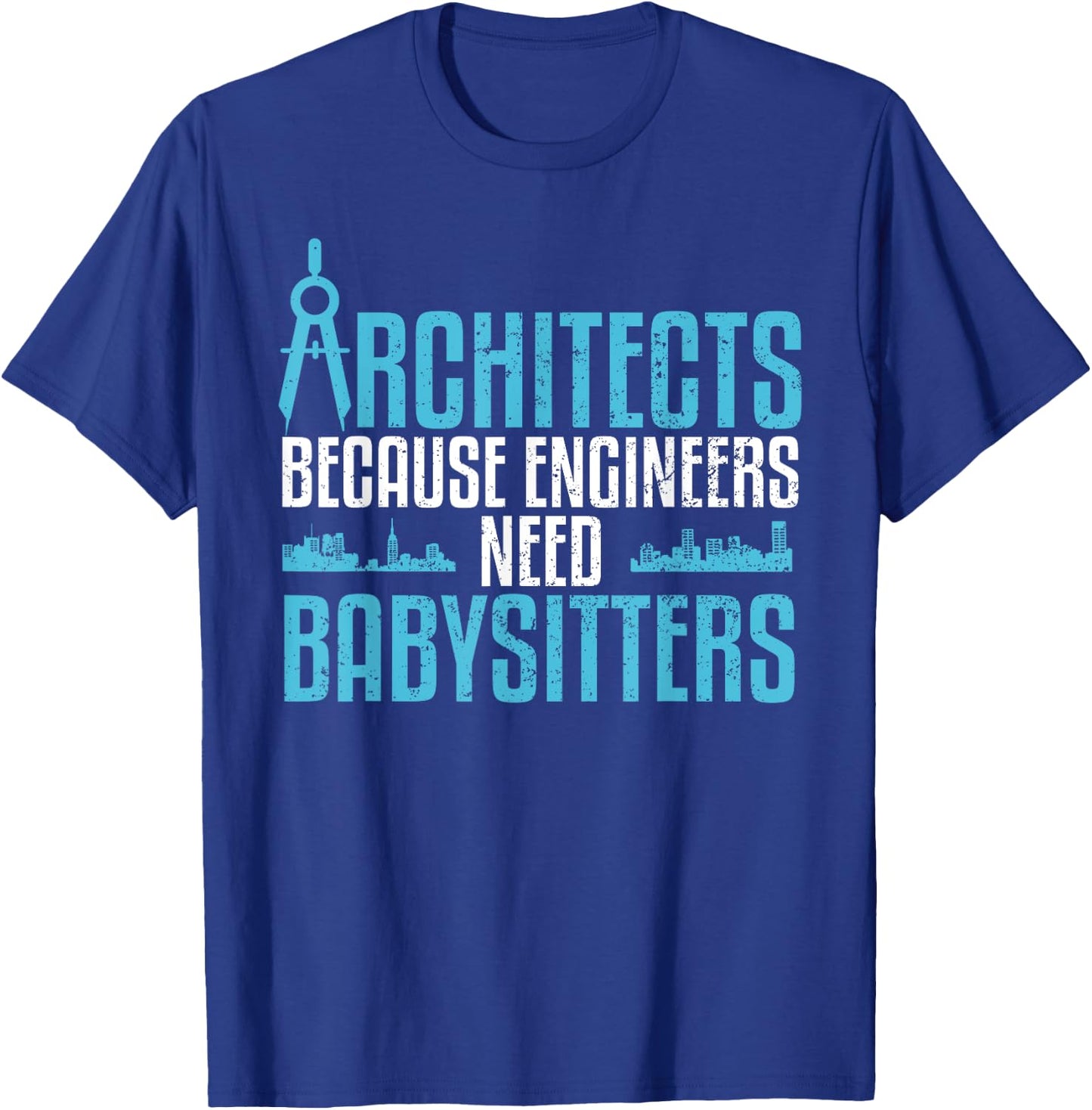 Cool Landscapers Builders Profession Humor Designs Funny Architecture Gift Architect Occupation -Adults T-Shirt - T-Shirt | Royal