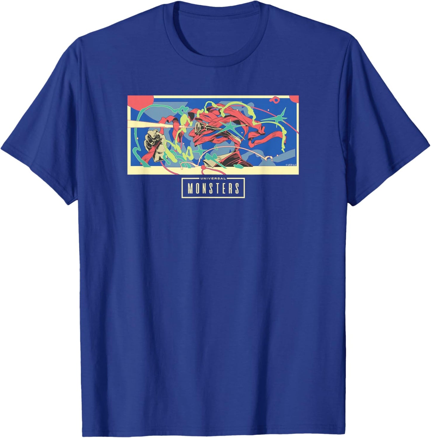 Universal Monsters The Invisible Man Fragmented T-Shirt - T-Shirt | Royal