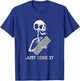 Skeleton Programmer software developer Coder Code It T-Shirt - T-Shirt | Royal