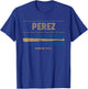 Salvador Perez Vintage Baseball Bat Gameday T-Shirt - T-Shirt | Royal