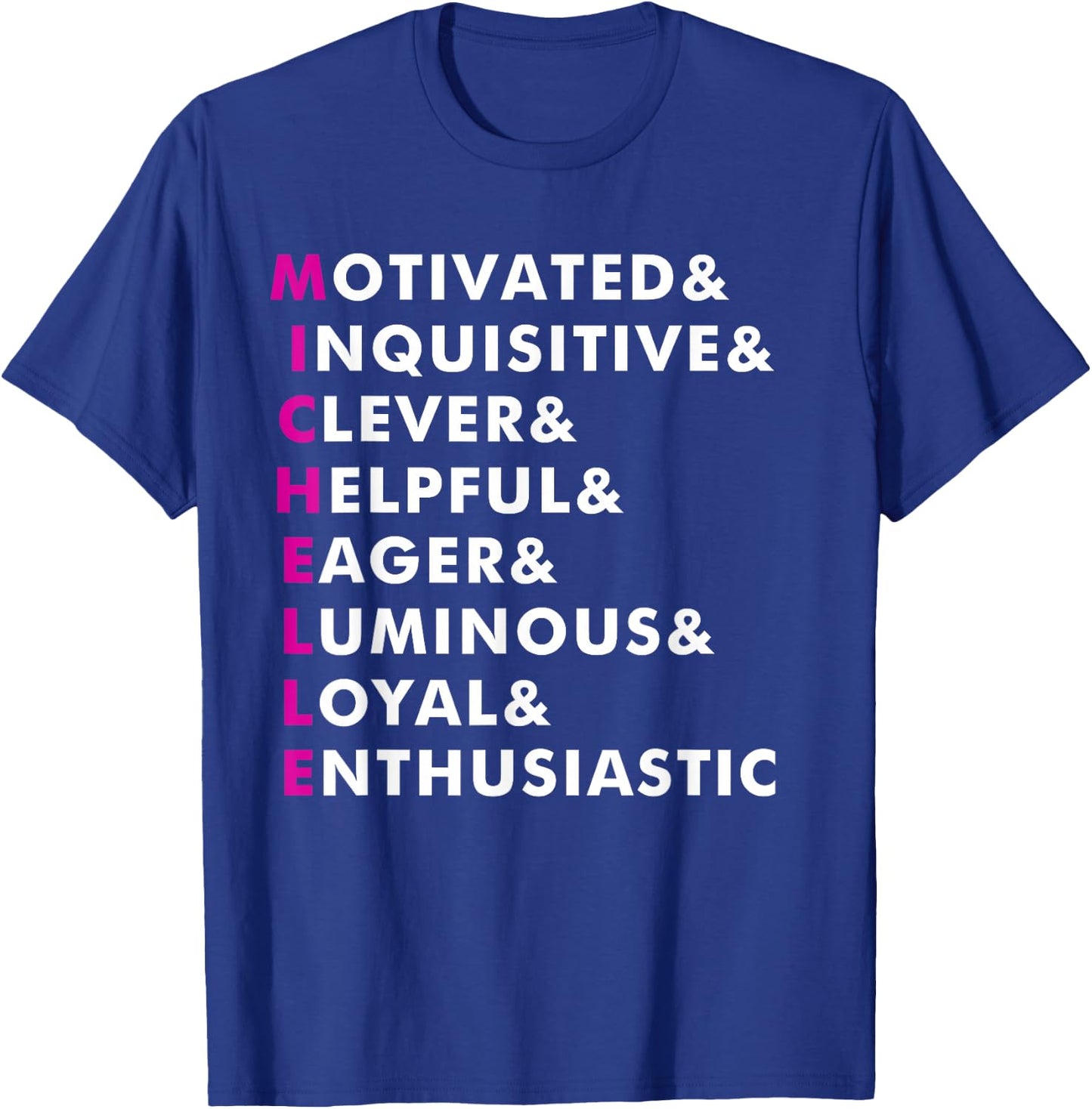 Michelle Name Shirt Personalized Gift T-Shirt - T-Shirt | Royal