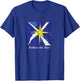 Stained Glass Style Star of Bethlehem Christmas T-Shirt - T-Shirt | Royal