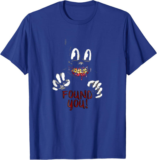 Cartoon cat Creepy Horror trick or treat T-Shirt - T-Shirt | Royal