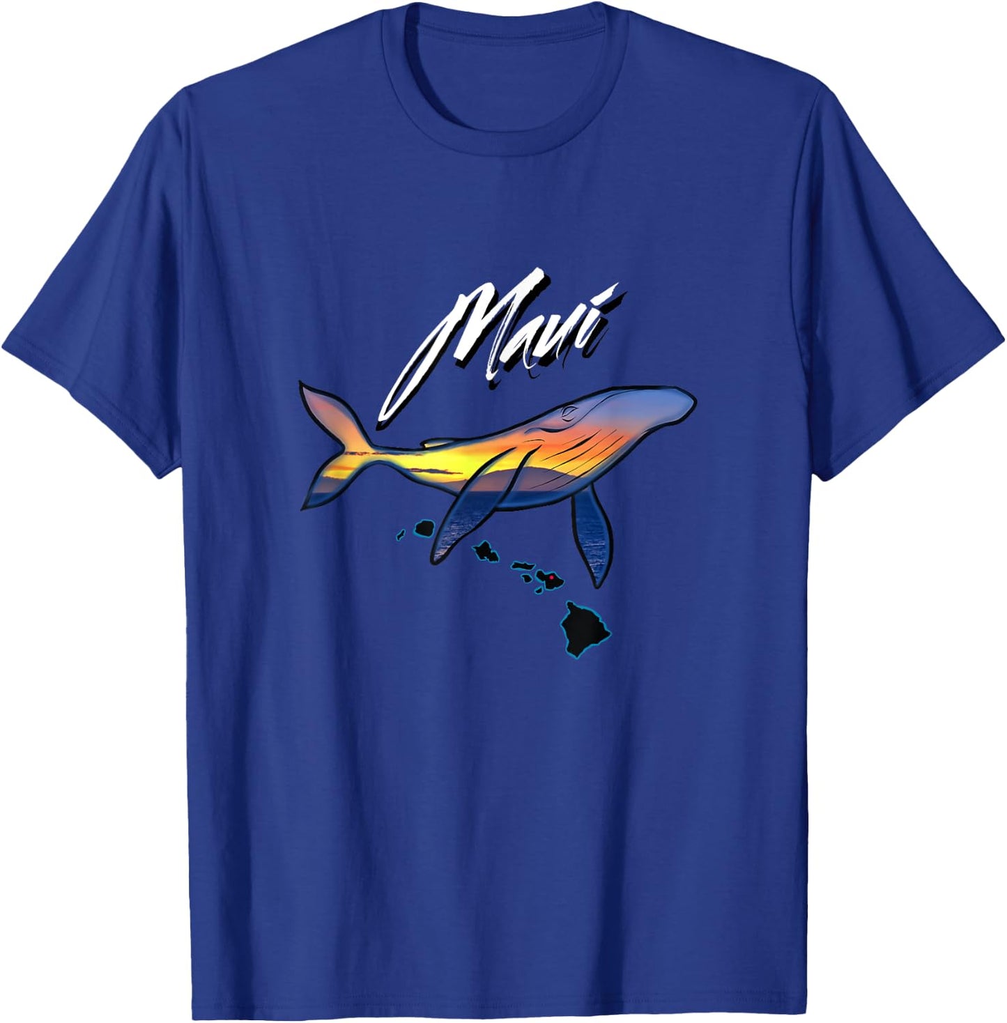 Maui Humpback Whale T-Shirt - T-Shirt | Royal