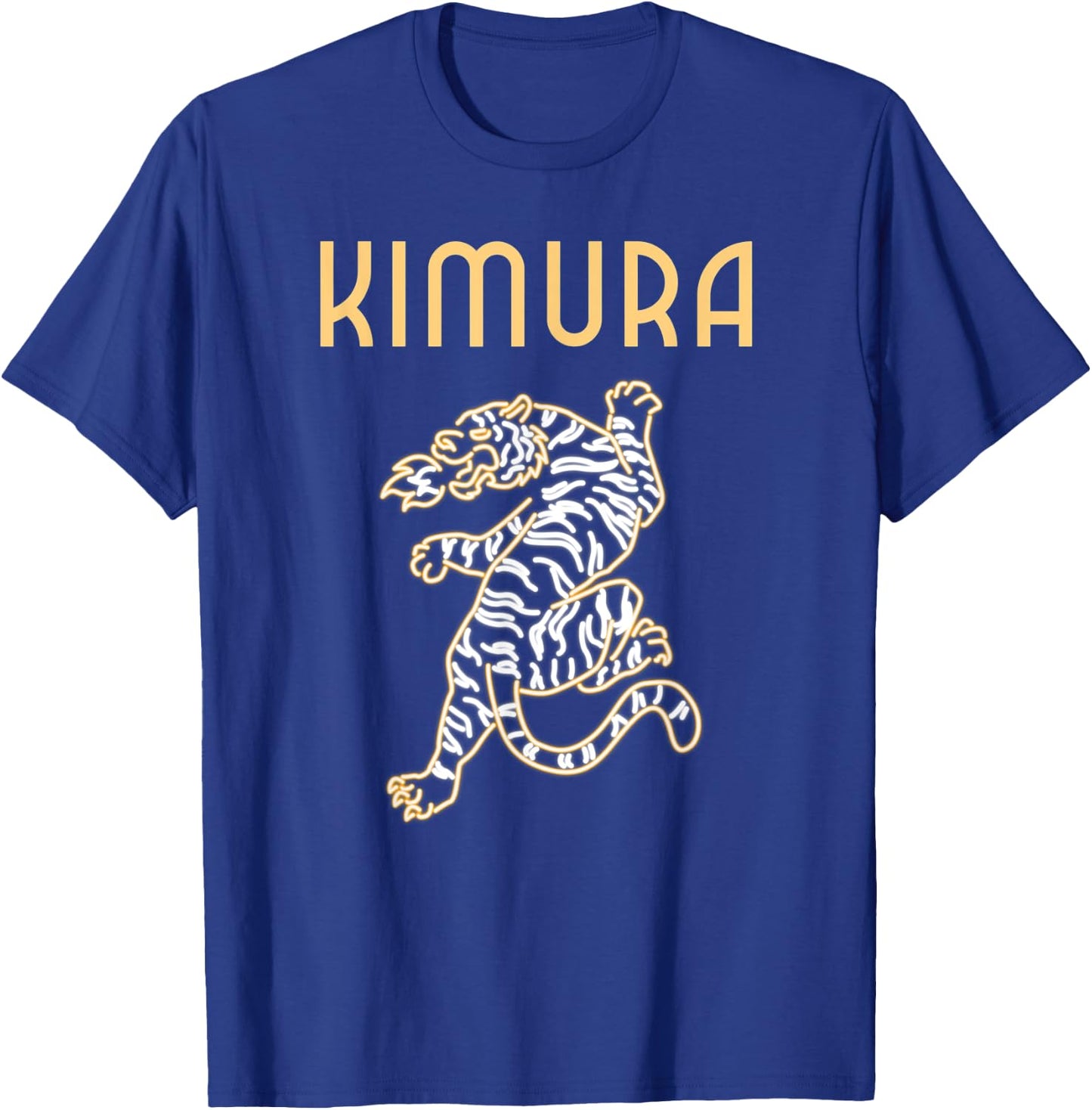 Kimura Tiger, Jiu-Jitsu, MMA, Muay Thai, Wrestling, Boxing T-Shirt - T-Shirt | Royal