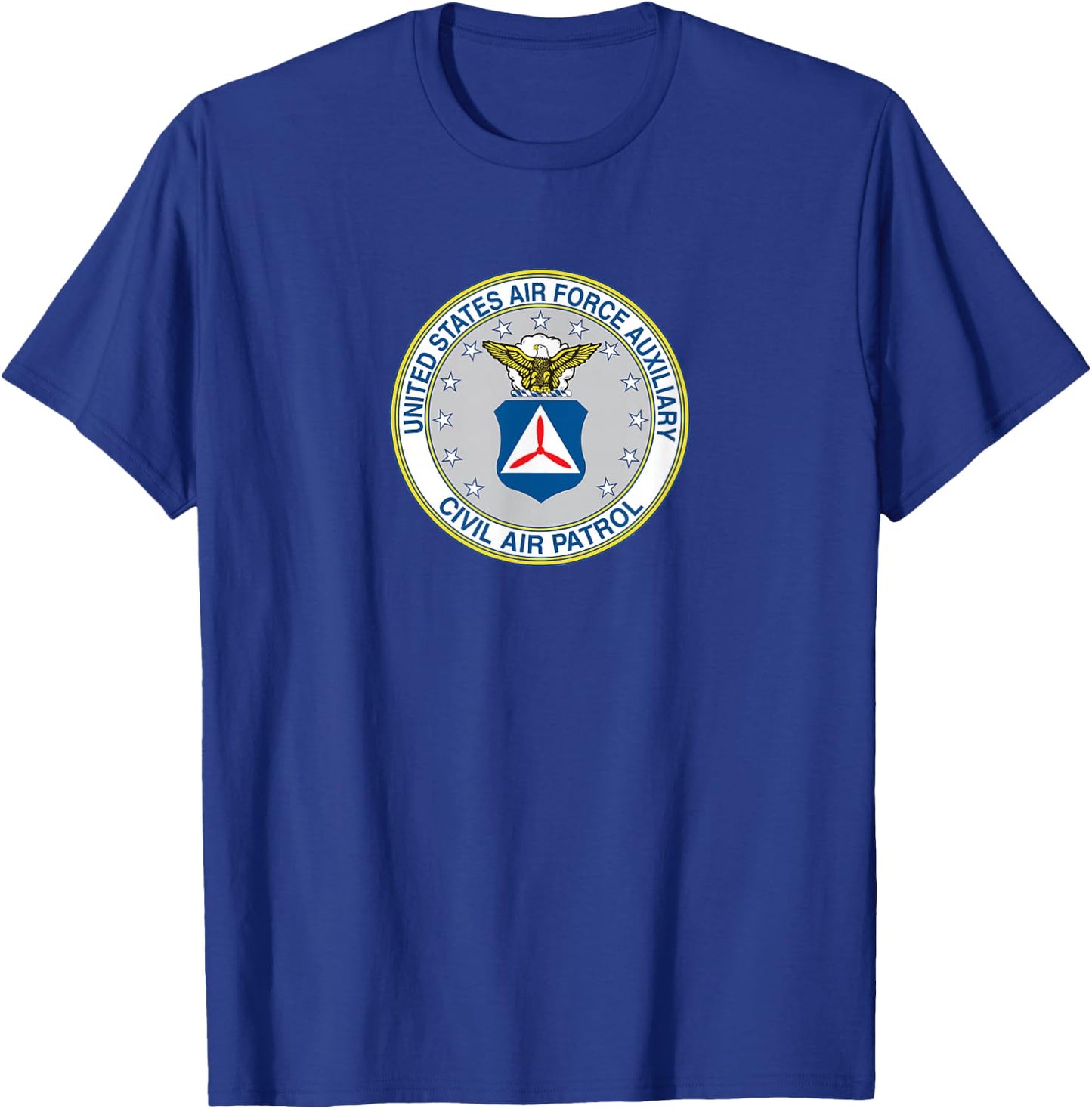 Best Civil Air Patrol Gifts Circle Air Force Auxiliary USAF T-Shirt - T-Shirt | Royal
