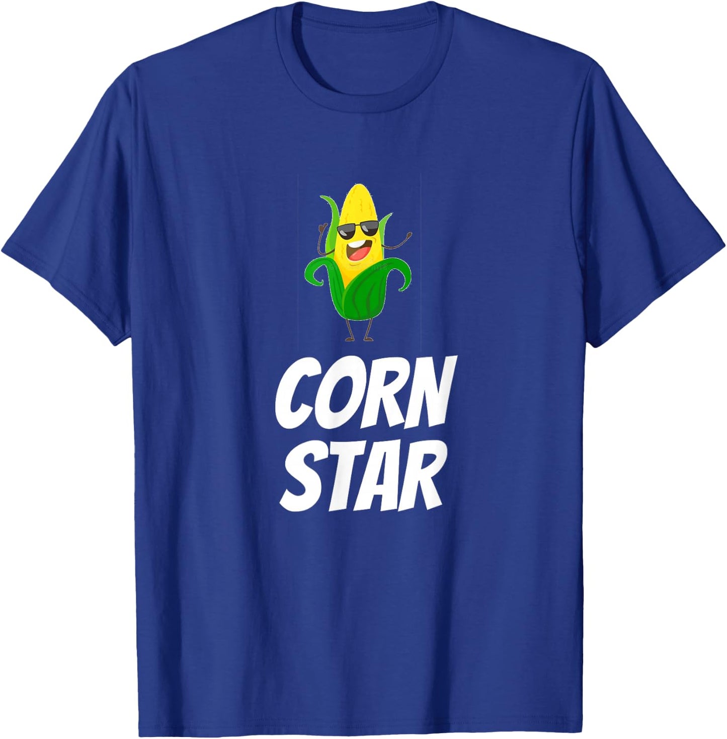 Corn Star Funny Corn Farmer Cool Corn Cob Corn Star T-Shirt - T-Shirt | Royal