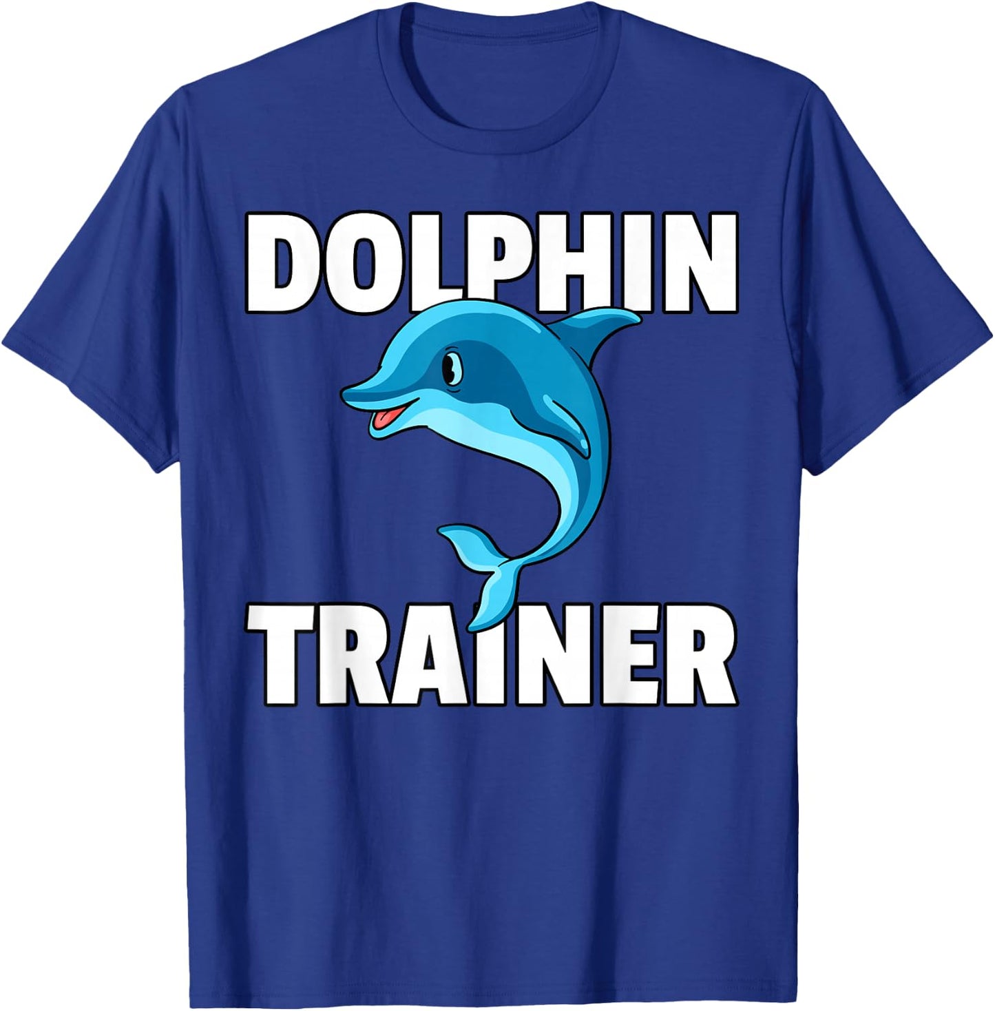 Dolphin Trainer Gift Dolphin Girls T-Shirt - T-Shirt | Royal