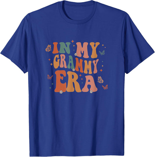 In My Grammy Era Baby Announcement for Grandma Mother's Day T-Shirt - T-Shirt | Royal