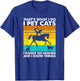 That's What I Do, Funny Cat Lover and Horse Vaulting T-Shirt - T-Shirt | Royal