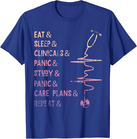 Nursing Student Medical School Nurse T-Shirt - T-Shirt | Royal