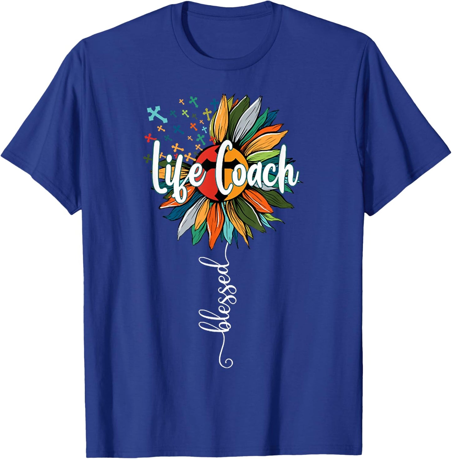 Life Coach Mentor Life Coaching Girls Funny T-Shirt - T-Shirt | Royal