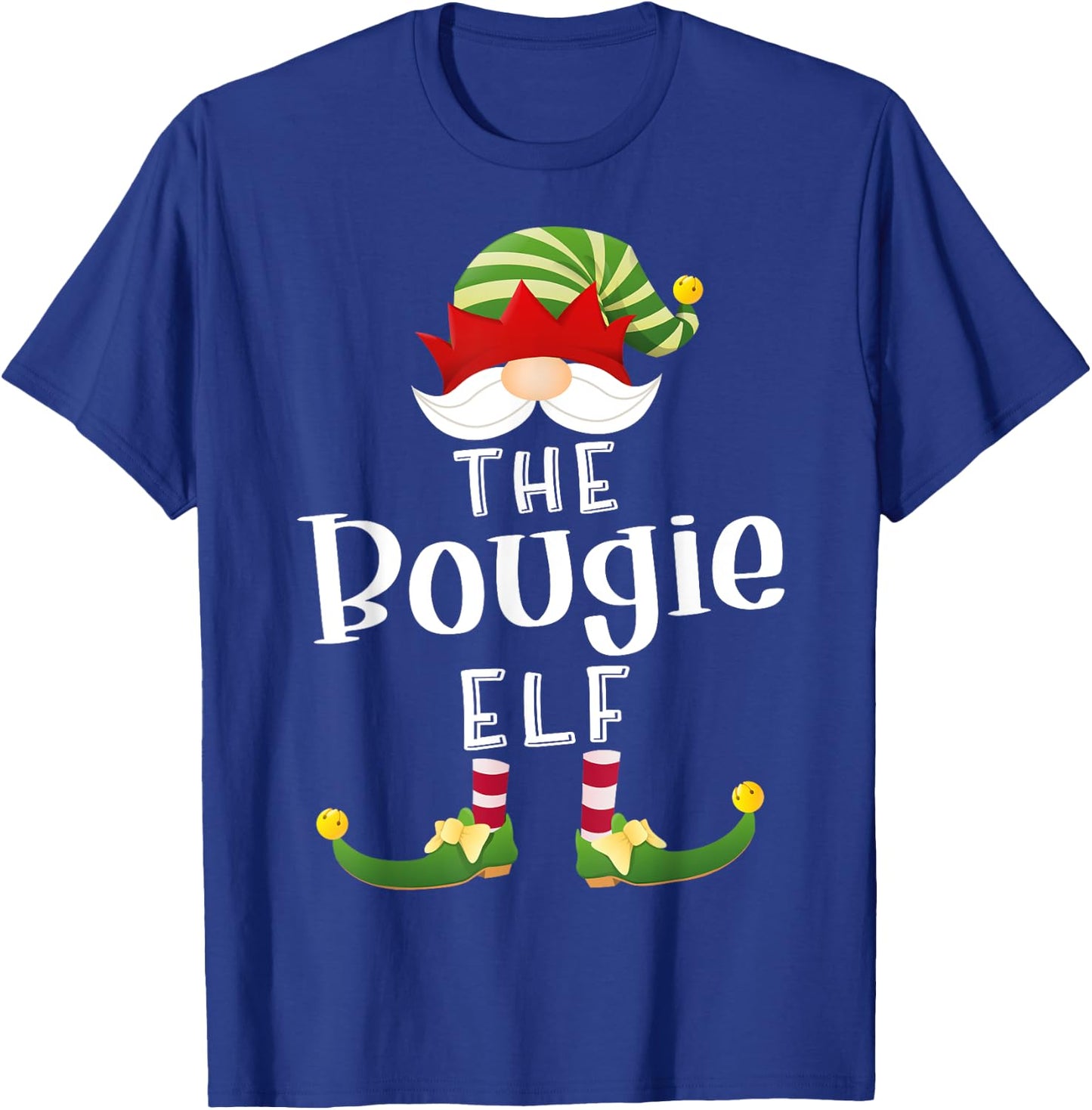 Bougie Elf Group Christmas Funny Pajama Party T-Shirt - T-Shirt | Royal