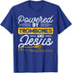 Posaunist & Posaune Bekleidung Powered by Trombones and Jesus Orchestra - Black, Small T-Shirt - T-Shirt | Royal