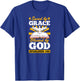 Saved By Grace Blessed By God Established 1963 Birth Year T-Shirt - T-Shirt | Royal