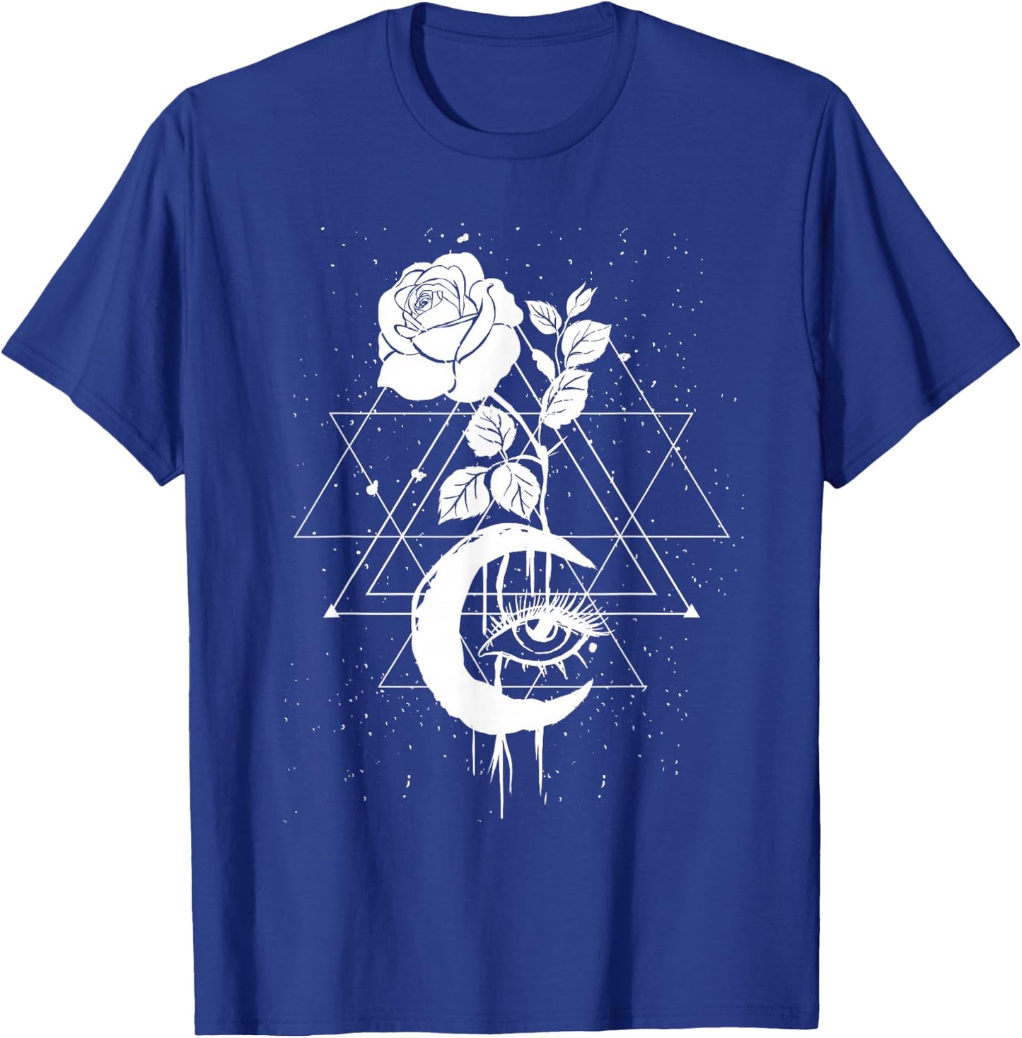 Occult Moon Rose Occultism Witchcraft Moon Rose Goth T-Shirt - T-Shirt | Royal