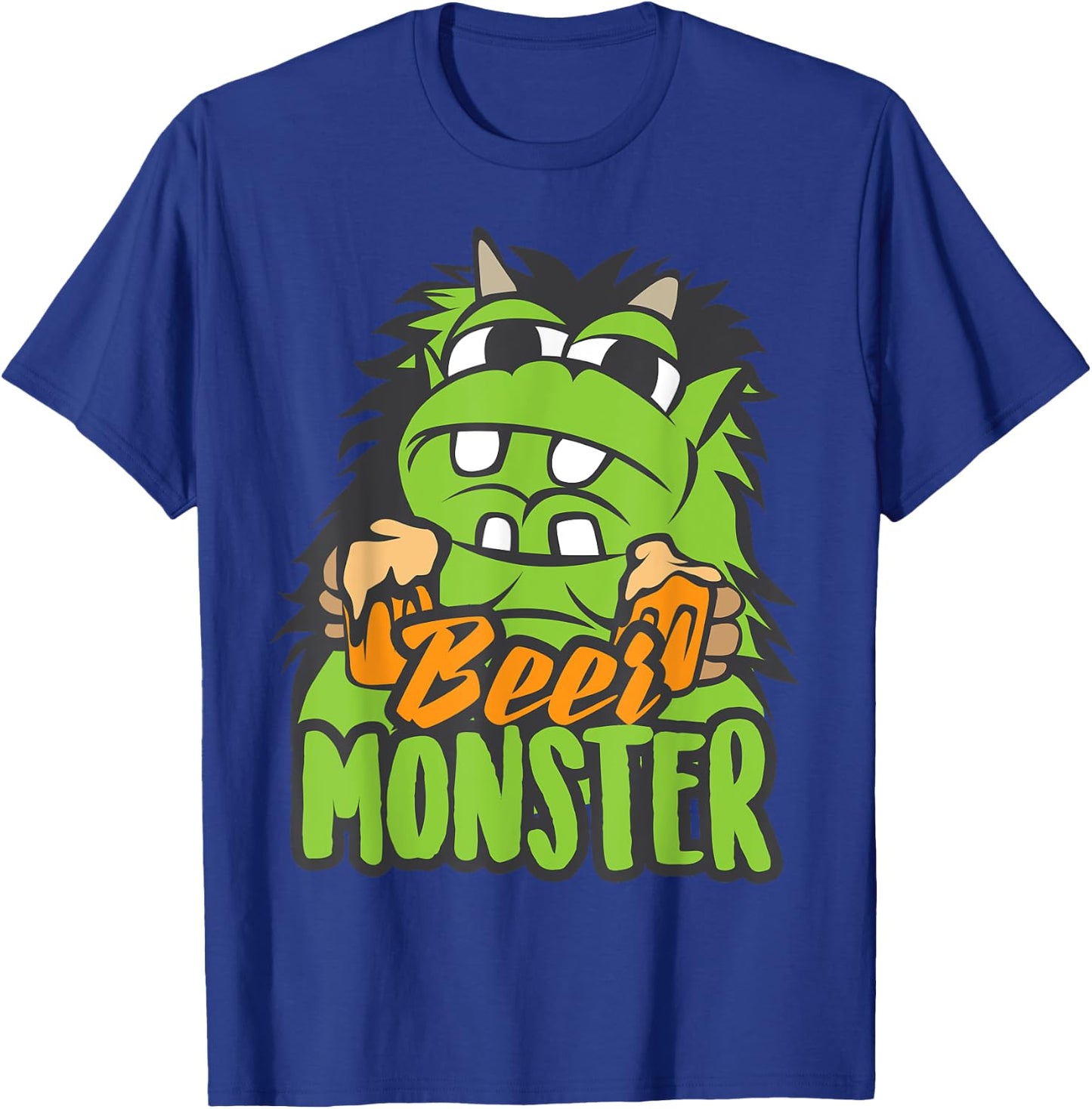 Beer Monster | Cool Total Beer Drinkers Drunk Gift T-Shirt - T-Shirt | Royal