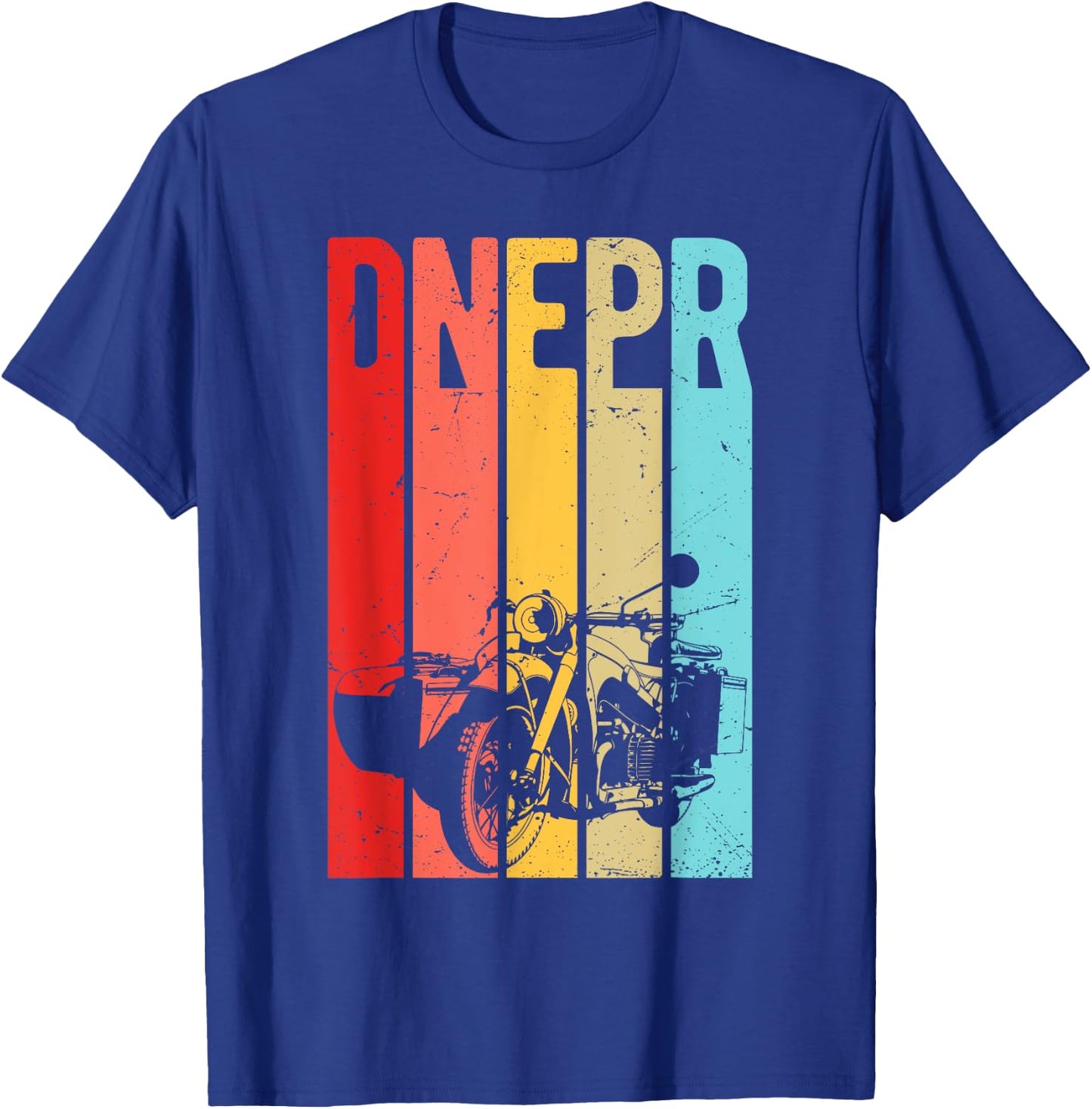 Dnepr Motorcycle Offroad Motorcycle Rider T-Shirt - T-Shirt | Royal