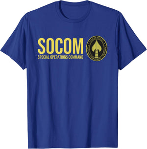 US Special Operations Command SOCOM Military T-Shirt - T-Shirt | Royal