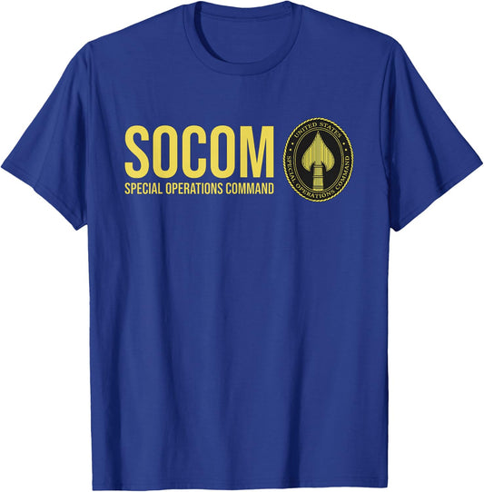 US Special Operations Command SOCOM Military T-Shirt - T-Shirt | Royal