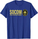 US Special Operations Command SOCOM Military T-Shirt - T-Shirt | Royal