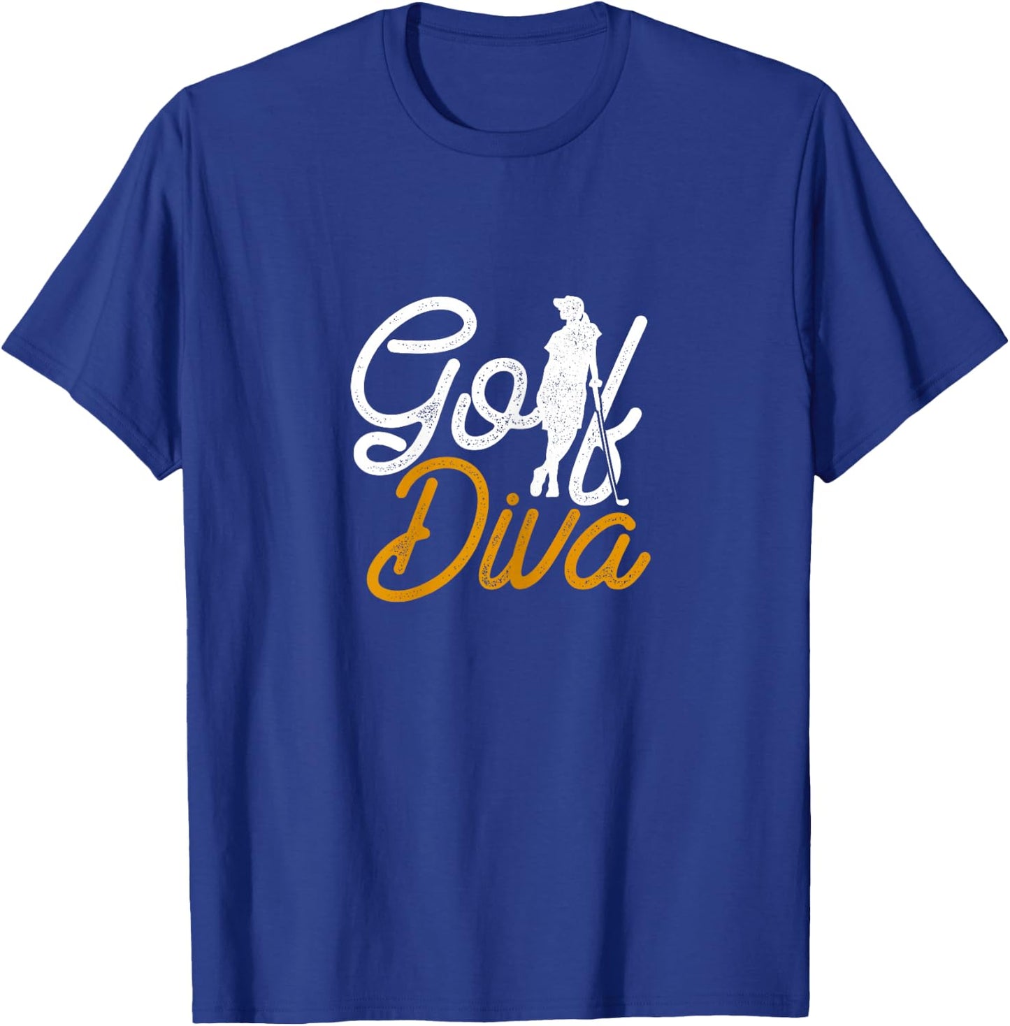 Golf Diva Girl Golfer T-Shirt - T-Shirt | Royal