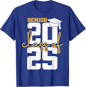 Class of 2025 Senior 2025 Graduation T-Shirt - T-Shirt | Royal