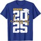 Class of 2025 Senior 2025 Graduation T-Shirt - T-Shirt | Royal