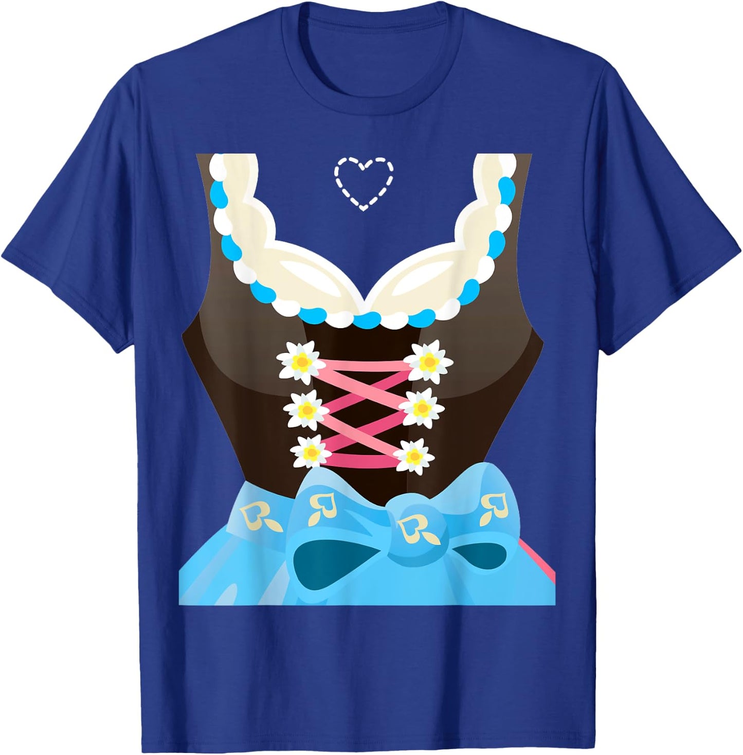 Dirndl Costume Oktoberfest Bavarian Munich Beer Festival T-Shirt - T-Shirt | Royal