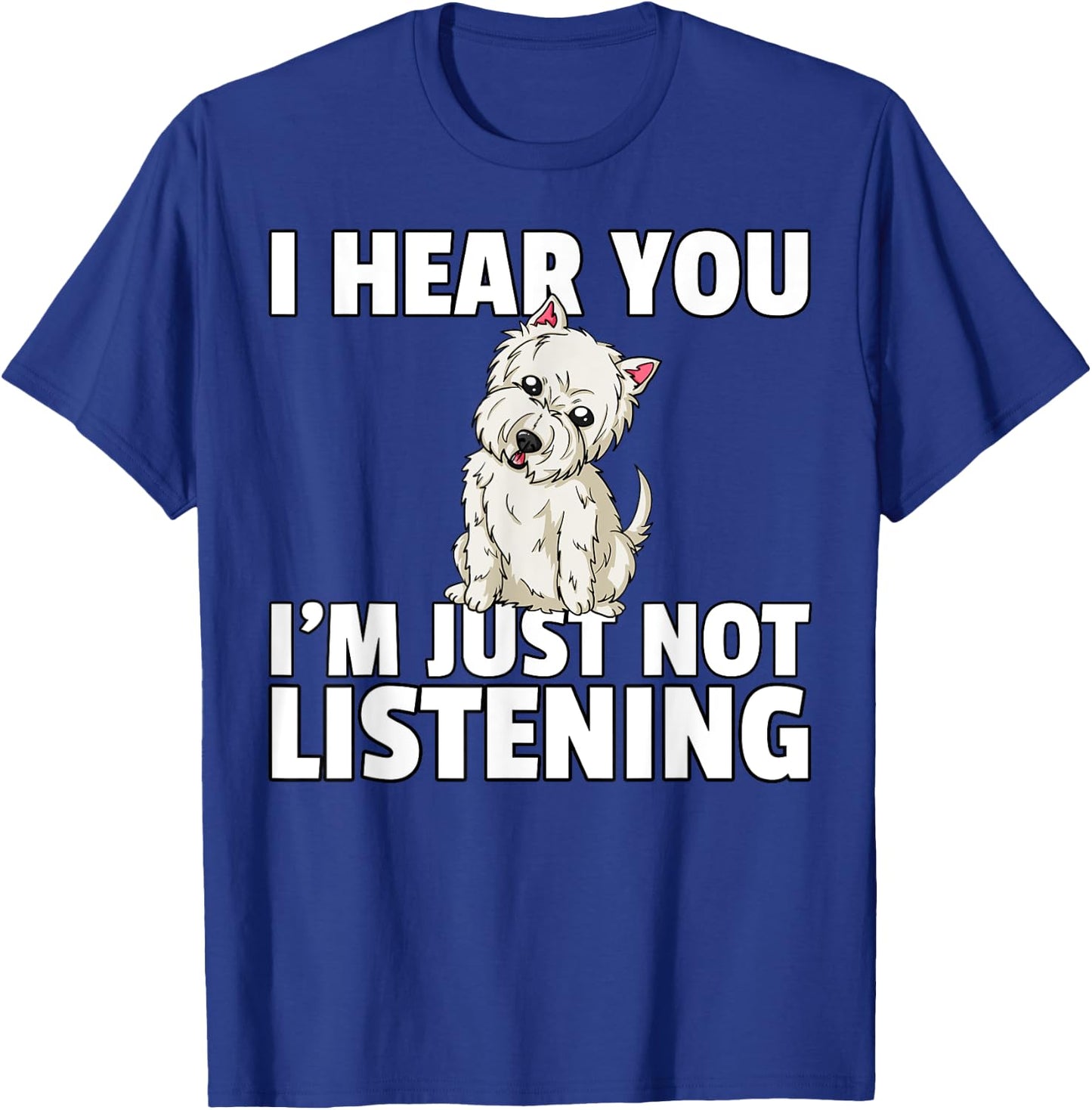 West Highland Terrier Westie Dog Men Women Girls Kids T-Shirt - T-Shirt | Royal