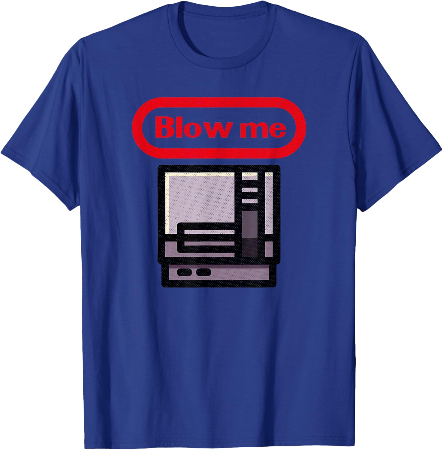 80s Retro Video Game Vintage Old School Gamer T-Shirt - T-Shirt | Royal