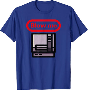 80s Retro Video Game Vintage Old School Gamer T-Shirt - T-Shirt | Royal