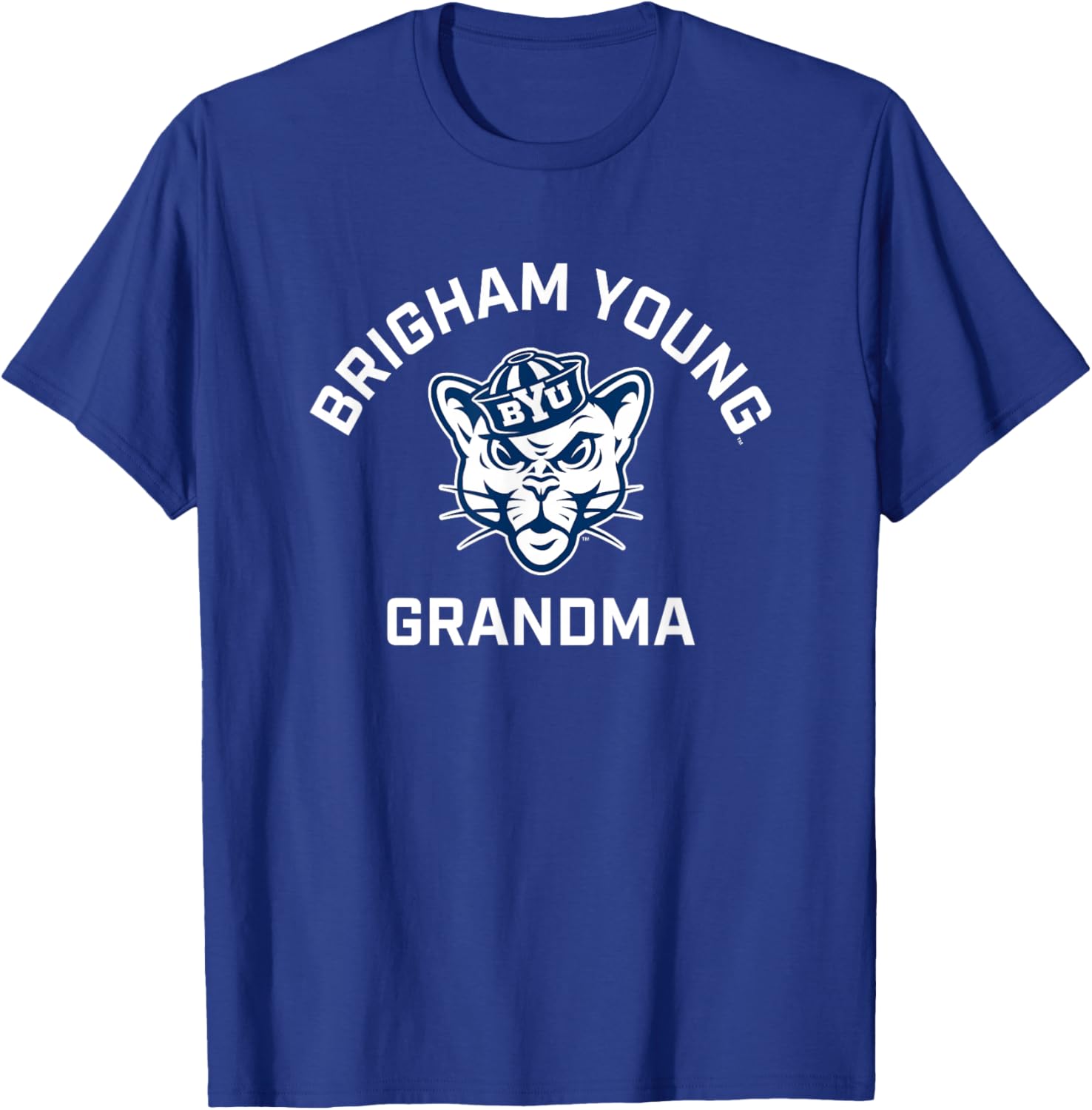 BYU Cougars Arched Grandma T-Shirt - T-Shirt | Royal
