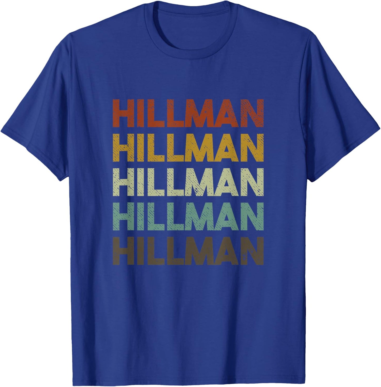 Hillman Vintage 80s Retro Style T-Shirt - T-Shirt | Royal