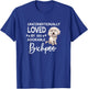 Unconditionally Loved By An Adorable Bichpoo Dog Design T-Shirt - T-Shirt | Royal