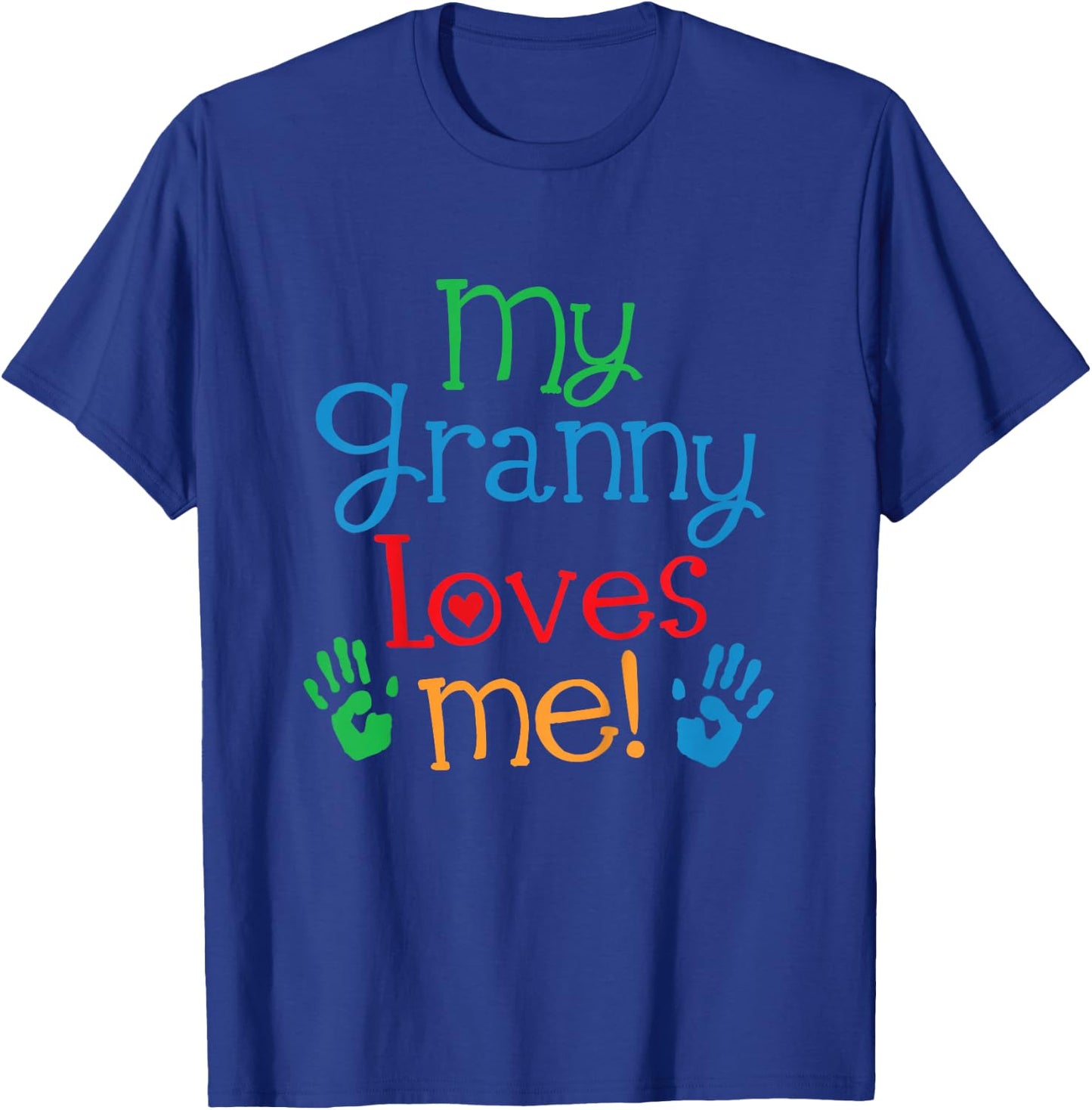 Kids My Granny Loves Me Grandchild T-Shirt - T-Shirt | Royal