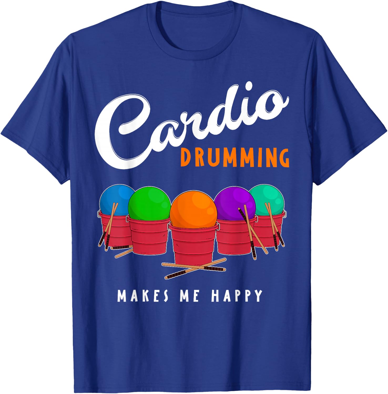 Cardio Drumming Squad Group T-Shirt - T-Shirt | Royal