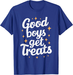 Good Boys Get Treats T-Shirt - T-Shirt | Royal