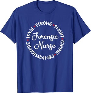 Forensic Nurse Gifts Nurses Nursing Graduation Medical Love T-Shirt - T-Shirt | Royal