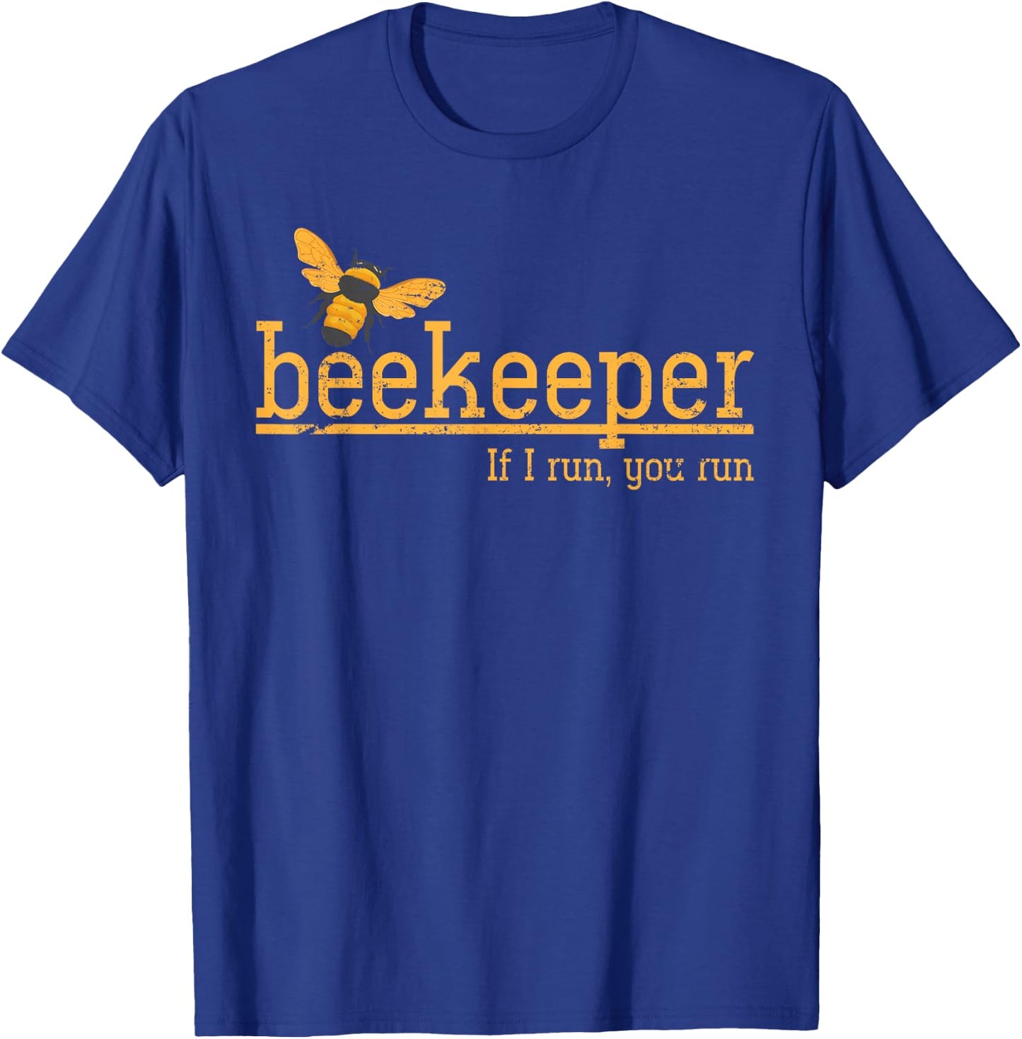 Funny Bee Hive Honey Lover Gift Beekeeper T-Shirt - T-Shirt | Royal