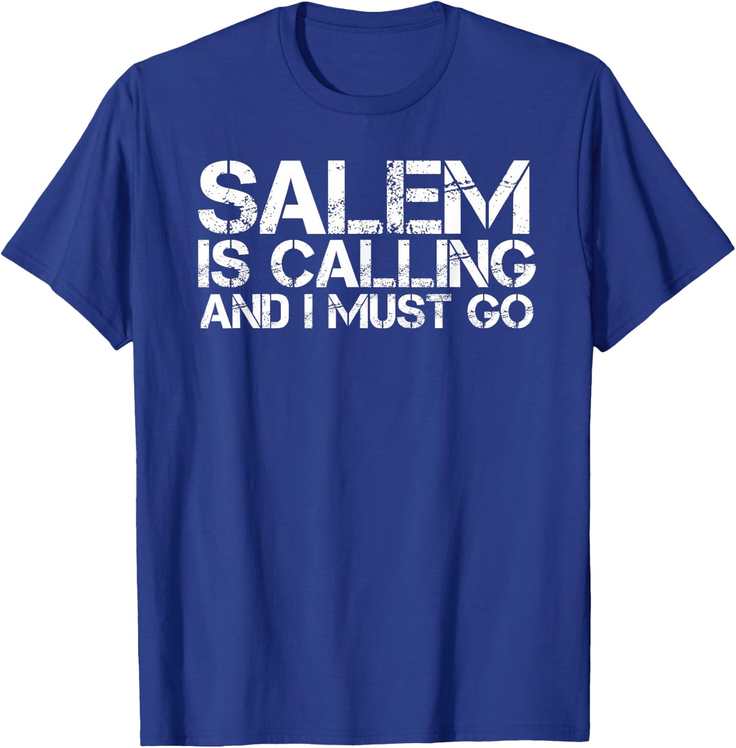 SALEM MA MASSACHUSETTS Funny City Trip Home Roots USA Gift T-Shirt - T-Shirt | Royal