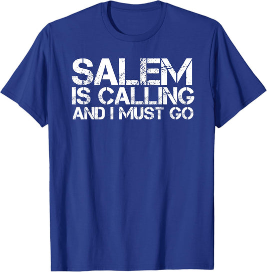 SALEM MA MASSACHUSETTS Funny City Trip Home Roots USA Gift T-Shirt - T-Shirt | Royal