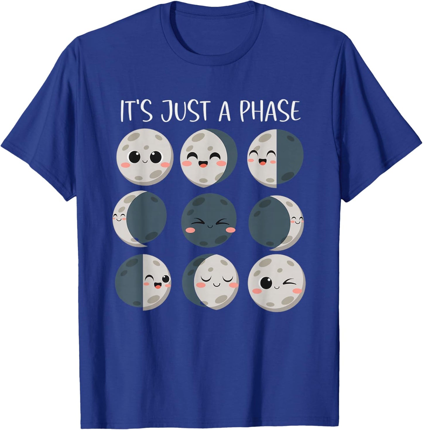 Women Science Teacher Moon Phases Scientist Back To School T-Shirt - T-Shirt | Royal